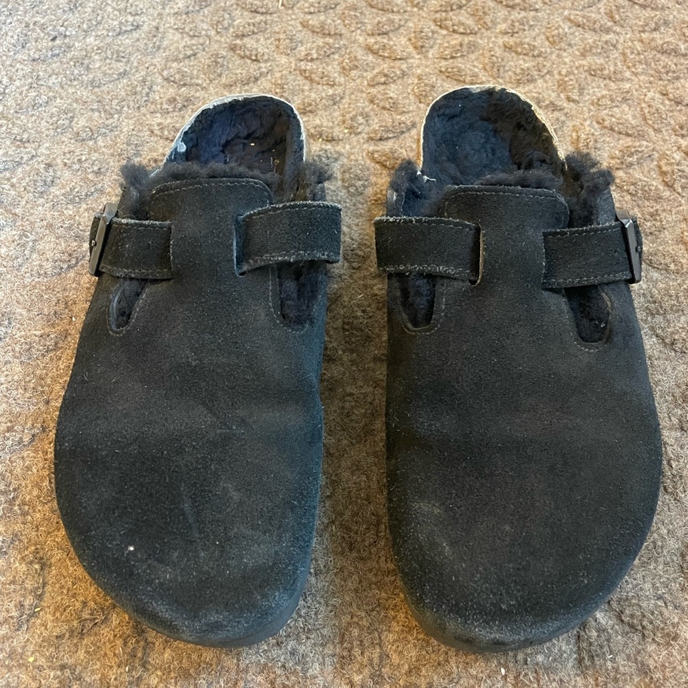 Birkenstock Boston Shearling black